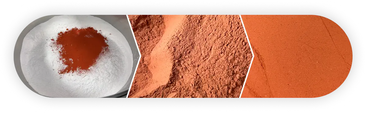 mixing dissimilar powders into a homogeneous mix