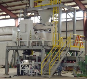 Lancaster Mixer installed in manufacturing setting